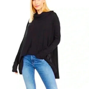 Free People Juicy Long Sleeve Ribbed Thermal Top Size Large